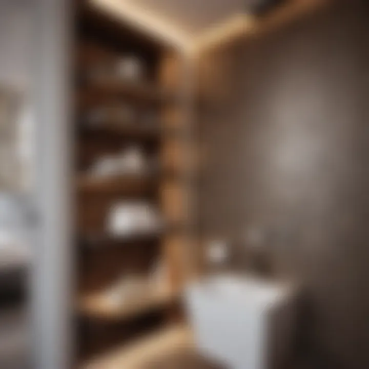 Smart Utilization of Vertical Space Space-Saving Bathroom Wall Shelves Over Toilet