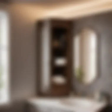 Space-Saving Corner Cabinet Design