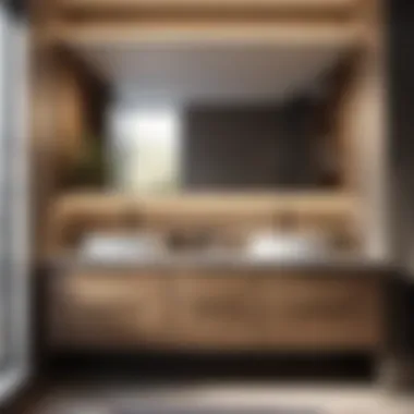 60-inch double sink bathroom vanity with space-saving drawer organization