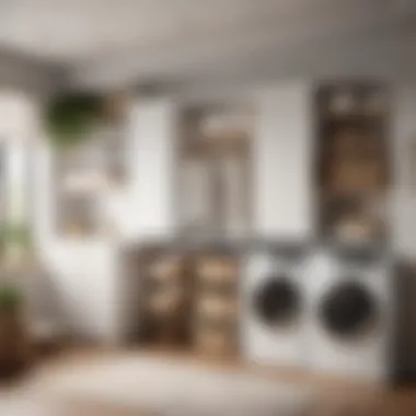 Space-Saving Laundry Wall Organizer Design Space-Saving Laundry Wall Organizer Design