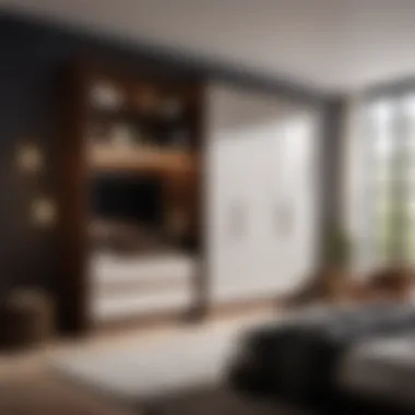 Space-Saving Modular Bedroom Cabinet Solution Space-Saving Modular Bedroom Cabinet Solution