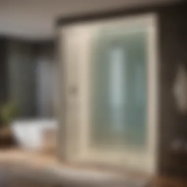 Space-Saving Sliding Door Design for Bathroom