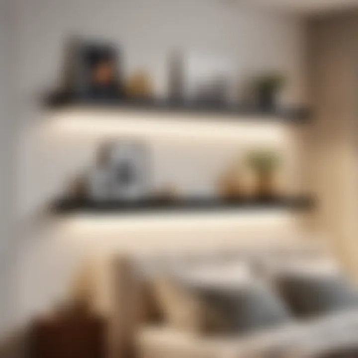 Space-Saving Wall Mounted Shelves