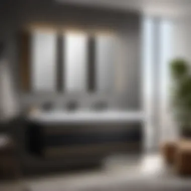 Efficient Wall-Mounted Vanity Design Space-Saving 42-Inch Wall-Mounted Vanity