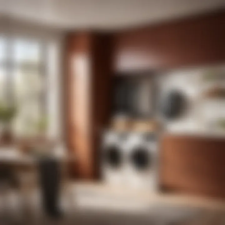 Maximizing Space Efficiency with Deep Cabinets Spacious deep wall cabinets optimizing laundry room organization