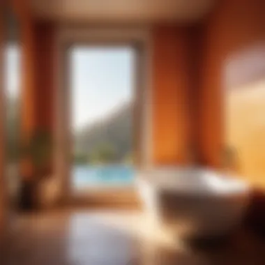 Sunlit Mediterranean Colors in Spanish Bathroom Spanish Bathroom Design - Sunlit Mediterranean Colors