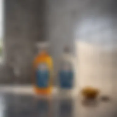 Shine Bright: Bathroom Tiles Cleaner Sparkling bathroom tiles cleaner with Dawn dish soap