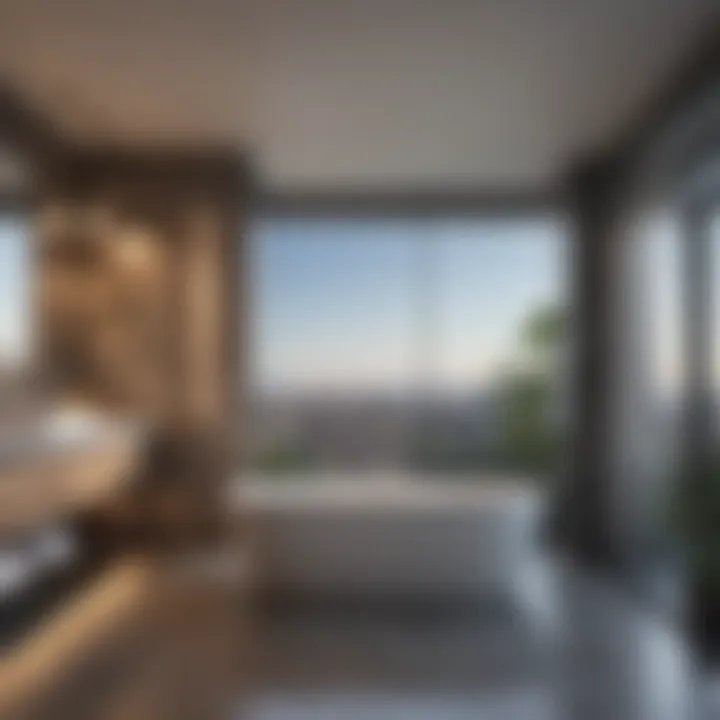Smart Contemporary Bath Space Contemporary bath space featuring innovative technology and smart solutions
