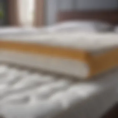 Spinal Alignment Visualization with Spring Mattress Topper