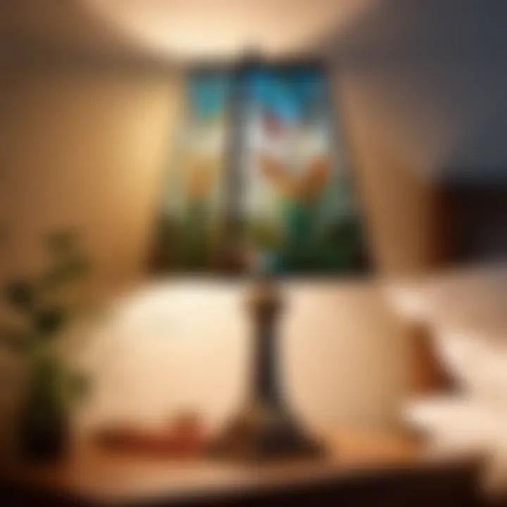 Stained Glass Bedroom Lamp inspired by Nature