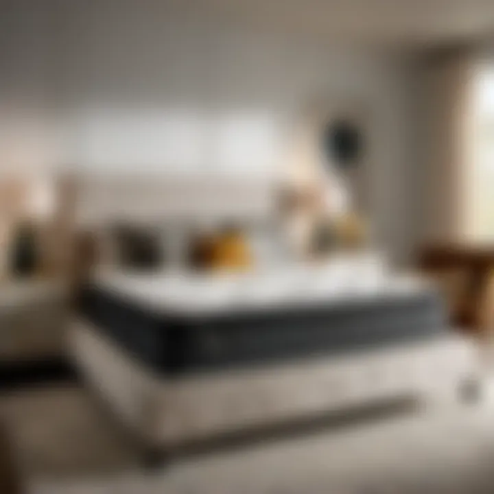 Elegant Bedroom Setting with Steinhafels Mattress Elegant bedroom with Steinhafels clearance mattress