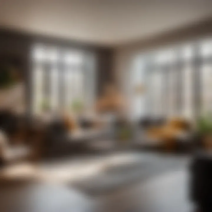 Natural Light Solutions for Basement Living Room Stylish basement living room with natural light