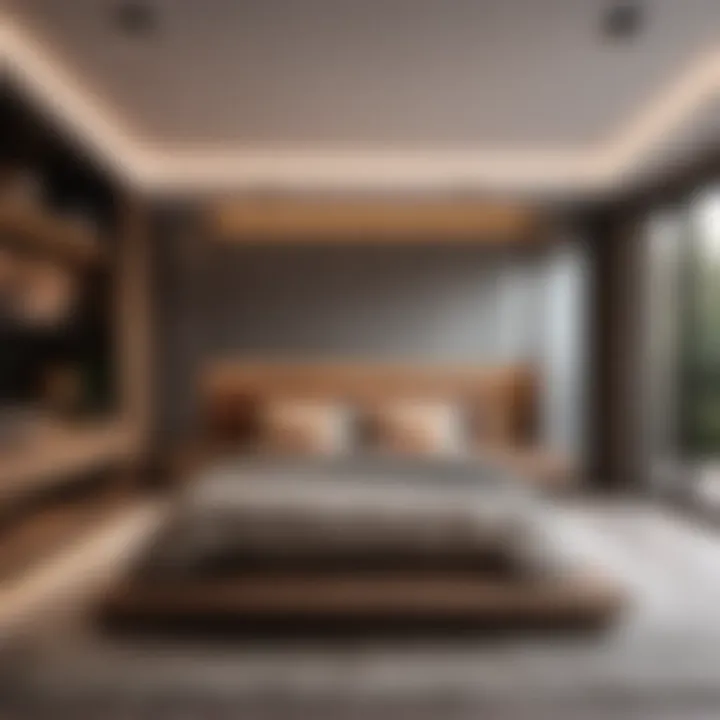 Stylish design elements for garage bedroom
