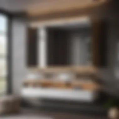 Fashion Meets Functionality Stylish and Functional Bathroom Wall Cabinet