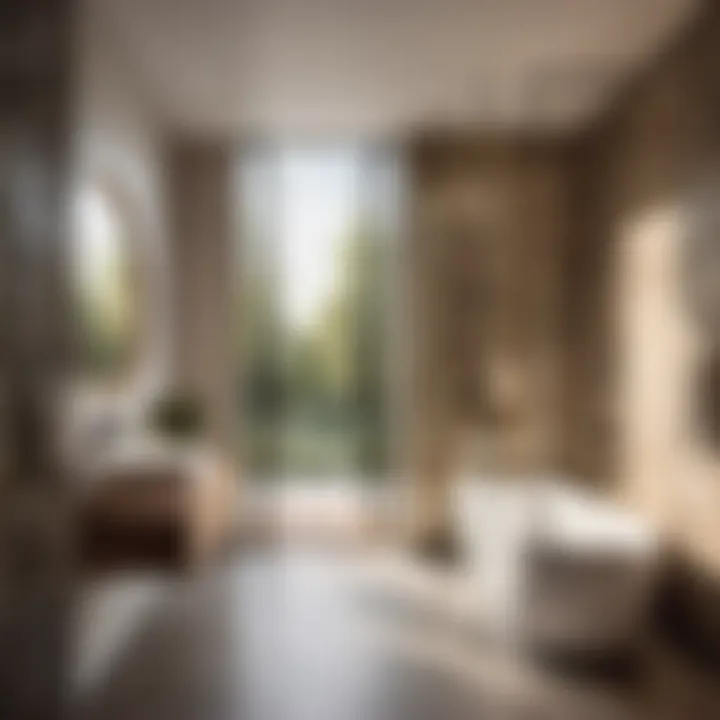 Contemporary Bathroom Upgrade Stylish glass door enhancing bathroom space