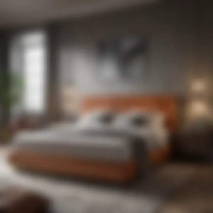 Sleek and Stylish Design Stylish Design of King Bedroom Set with Storage