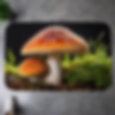 Nature's Touch: Stylish Mushroom Bath Mat Stylish Mushroom Bath Mat with Nature-inspired Elements