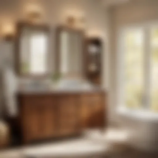 Stylish Pottery Barn Bathroom Cabinet