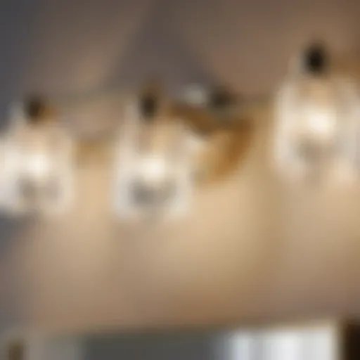 Elegant Vanity Light Set with Crystal Accents