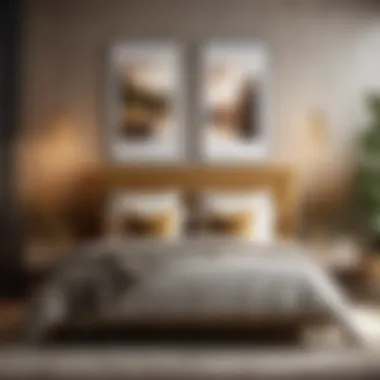 Stylish Wall Art Above Bed Stylish Wall Art Above Bed