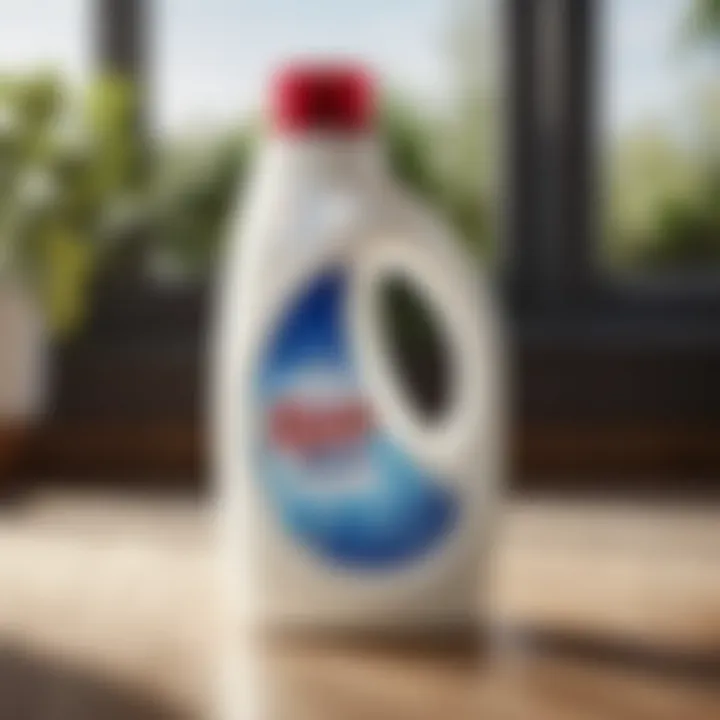 Sustainable Materials Sustainable materials used in a laundry detergent bottle