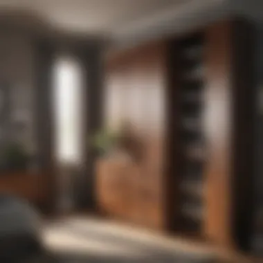 Tips for Organizing with Tall Cabinets Organizational tips displayed alongside a tall cabinet