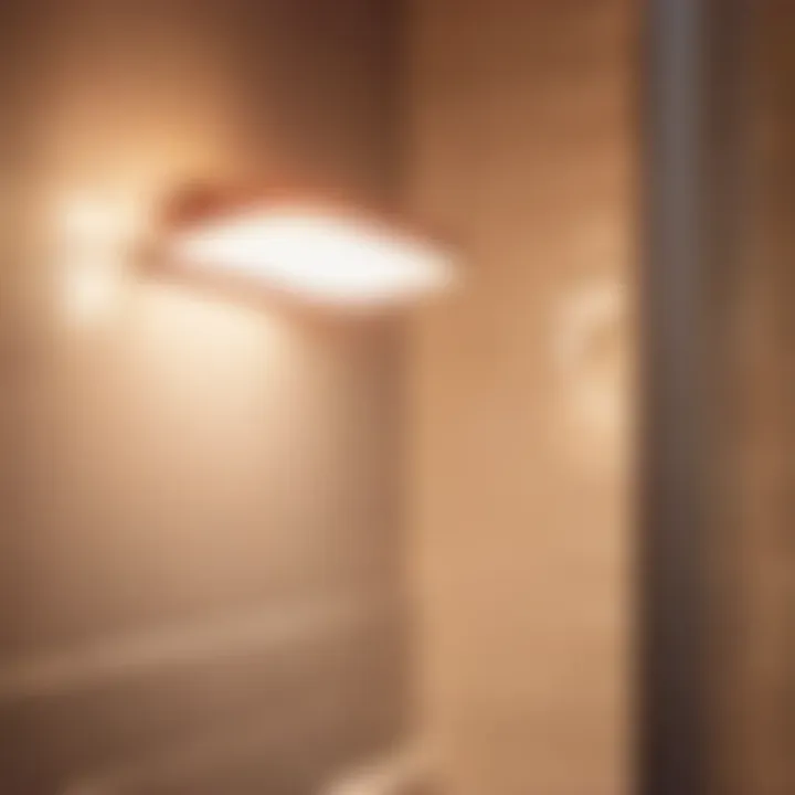 Replacing a bathroom heat lamp cover - Testing functionality