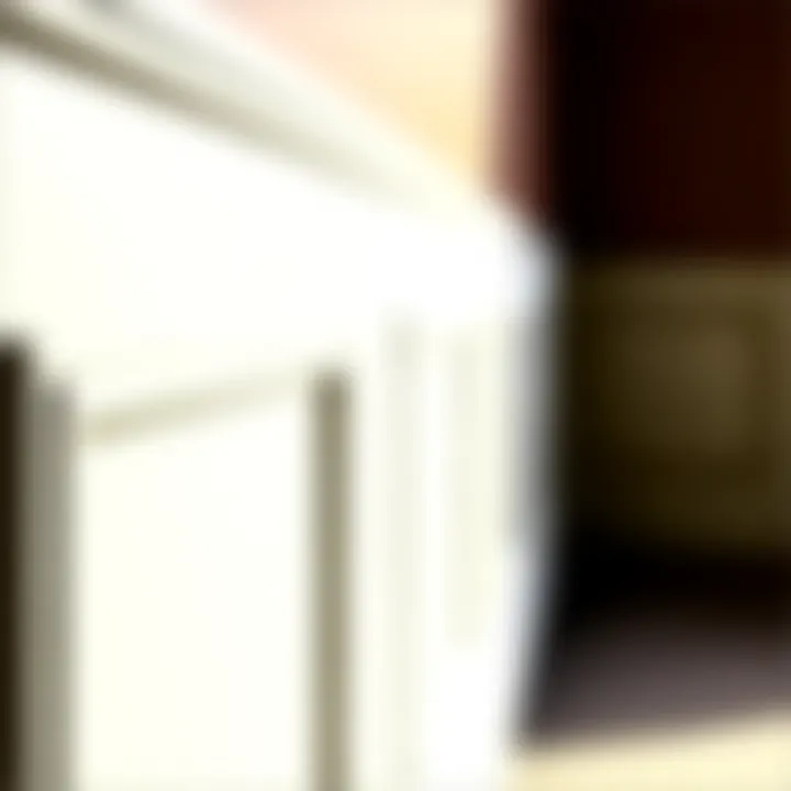 Wainscoting Materials for Bathrooms Close-up of wainscoting materials for bathrooms