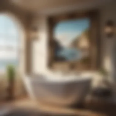 Whimsical Coastal Artwork for Serenity Whimsical coastal-themed artwork perfect for a relaxing vibe