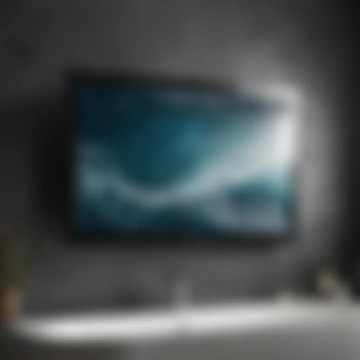 Highlighting Waterproof Television Technology Close-up of waterproof TV features