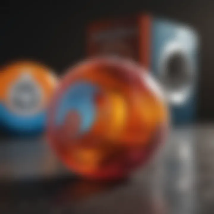 Vibrant Pods for Modern Cleaning Laundry detergent pods featuring vibrant packaging