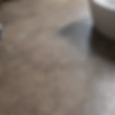 Close-up of sustainable flooring options