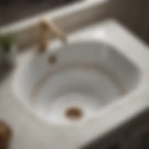 Elegant Designs of Enamel Laundry Sinks Elegant enamel laundry sink showcasing intricate designs