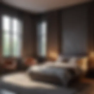 Cozy Bedroom Enhanced by Blackout Curtains Cozy bedroom environment enhanced by blackout curtains