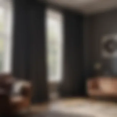 Light-Blocking Benefits of Blackout Curtains Diagram illustrating light-blocking benefits of blackout curtains