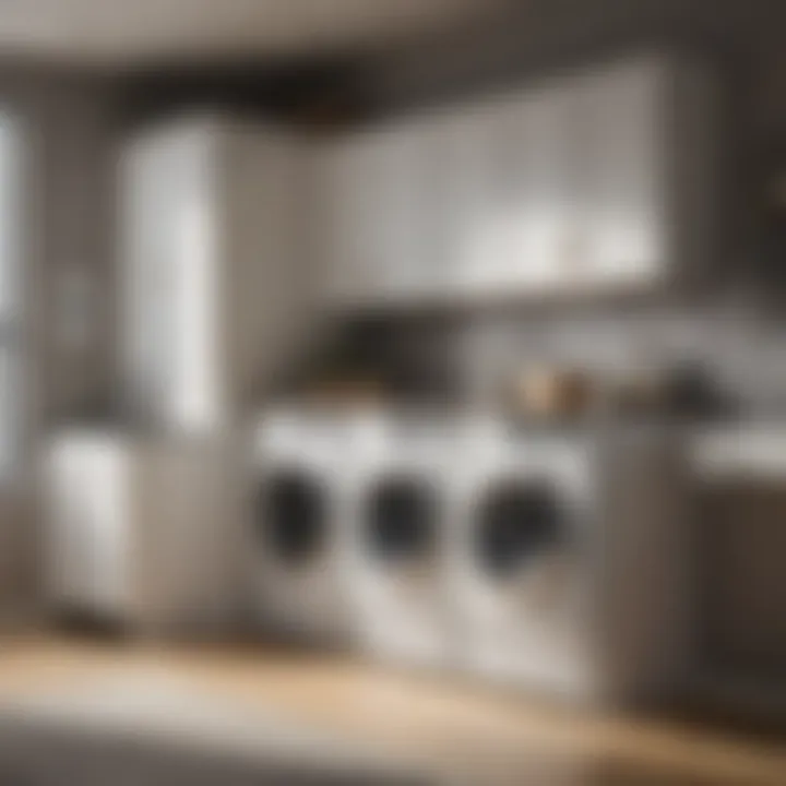 Innovative cabinet solutions for efficient laundry organization