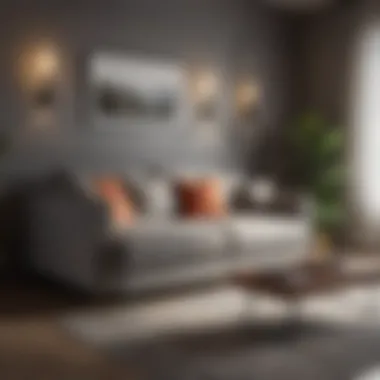 Versatile Small Sofa with Dual Functionality Versatile small sofa offering dual functionality in a bedroom