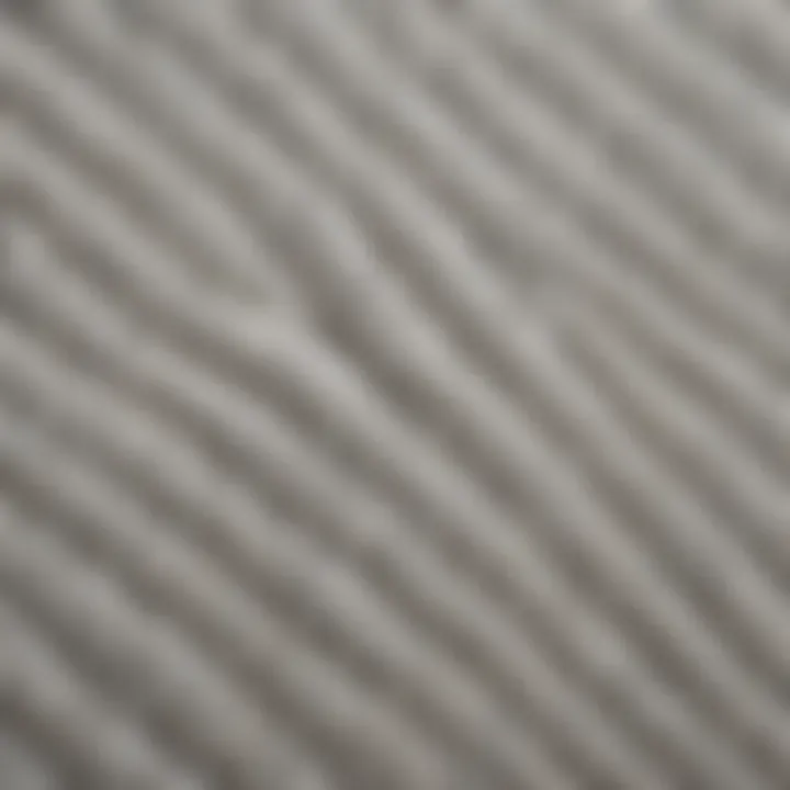 Close-Up of Textured Bath Mat for Maintenance Insights A close-up of a textured small bath mat illustrating its maintenance features