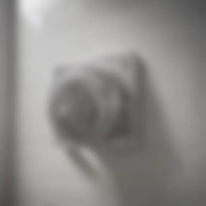 Diagram illustrating the airflow of bathroom exhaust ducts