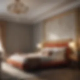 A luxurious bedroom showcasing bespoke furniture and thoughtful design