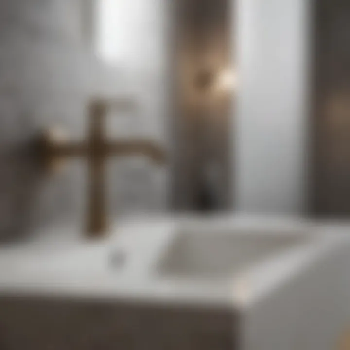 Quality Bathroom Fixtures Detailed view of quality workmanship in bathroom fixtures