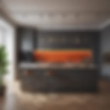 Innovative Kitchen Design Stylish kitchen layout showcasing innovative cabinetry