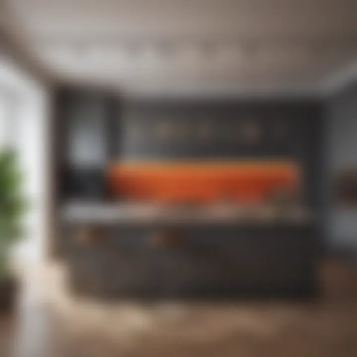 Innovative Kitchen Design Stylish kitchen layout showcasing innovative cabinetry