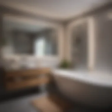 Innovative UV-C Solutions for Bathroom Maintenance UV-C light device installed in a bathroom