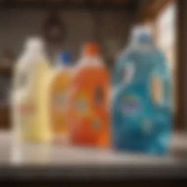 Comparison chart of traditional vs enzyme detergents