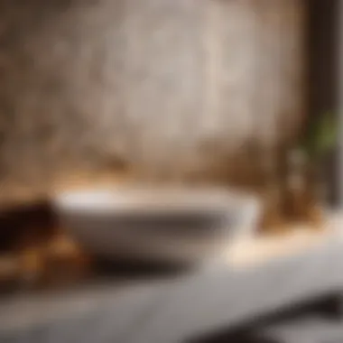 Tiles for Modern Charm Tile Bathroom Countertop Design