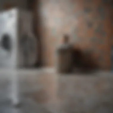 Elegant Mosaic Tile Inspirations Luxurious mosaic tiles adding elegance to a laundry space