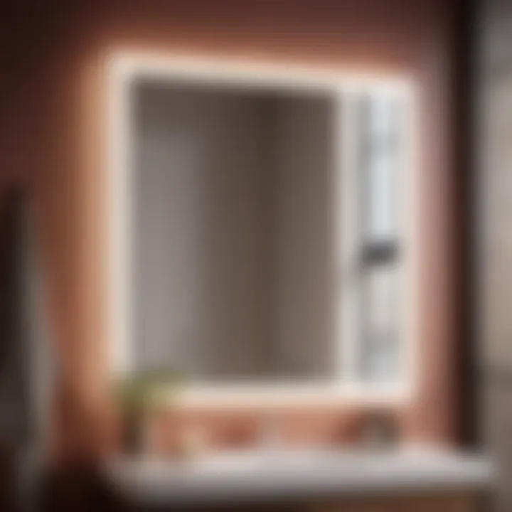 Enhanced Aesthetics with Tiltable Bathroom Mirror