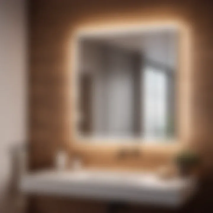 Functional Upgrade with Tiltable Bathroom Mirror