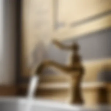 Antique Brass Faucet with Timeless Appeal